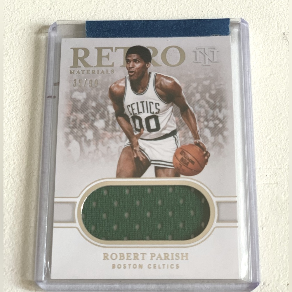 2019-20 Robert Parish Panini National Treasure Patch # 33/99